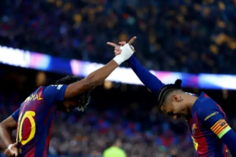 El Barcelona avanza a cuartos de la Champions League con una goleada contundente