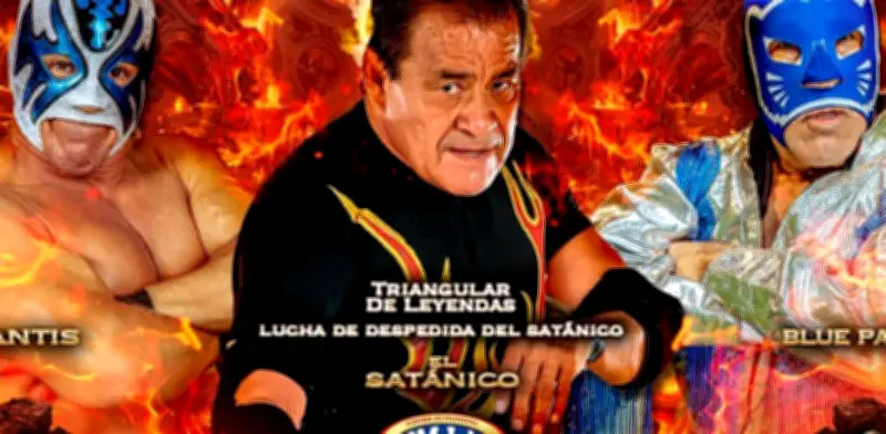 El Satánico enfrentará a Atlantis y Blue Panther en su lucha de retiro en la Arena México