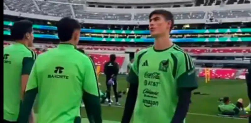 El Tri se sorprende con el nuevo césped híbrido del Estadio Banorte en reconocimiento oficial