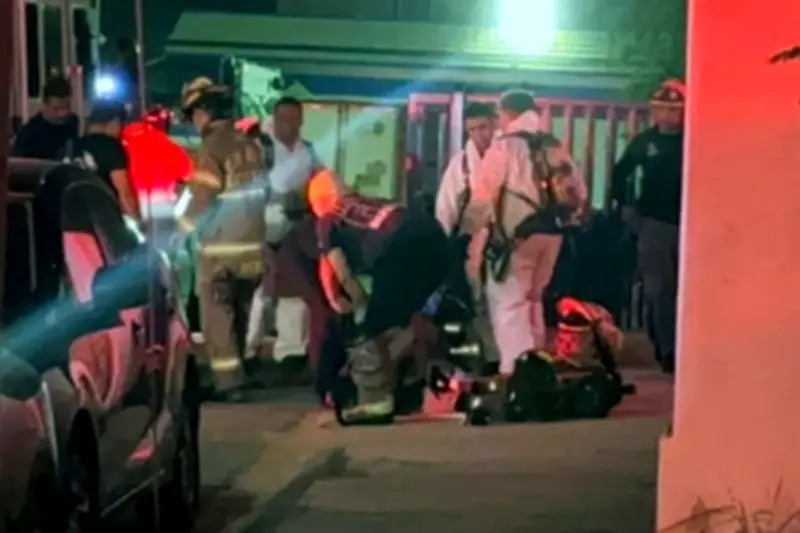 Empleado de Agua y Drenaje queda inconsciente por fuga de gas cloro en planta