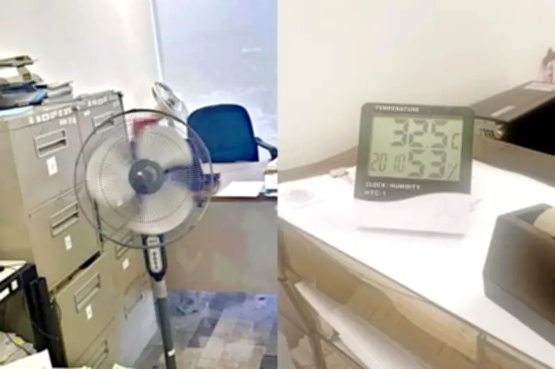 Empleados del Poder Judicial exigen reparación urgente de sistemas de aire acondicionado