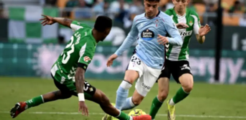 Error de Álvaro Fidalgo cuesta puntos al Betis en empate ante Celta de Vigo