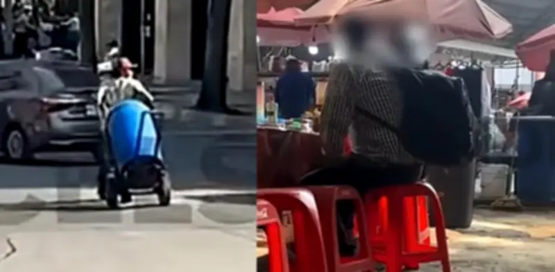 Escándalo sanitario: Usan agua de fuente pública para preparar tacos en el Centro Histórico de CDMX