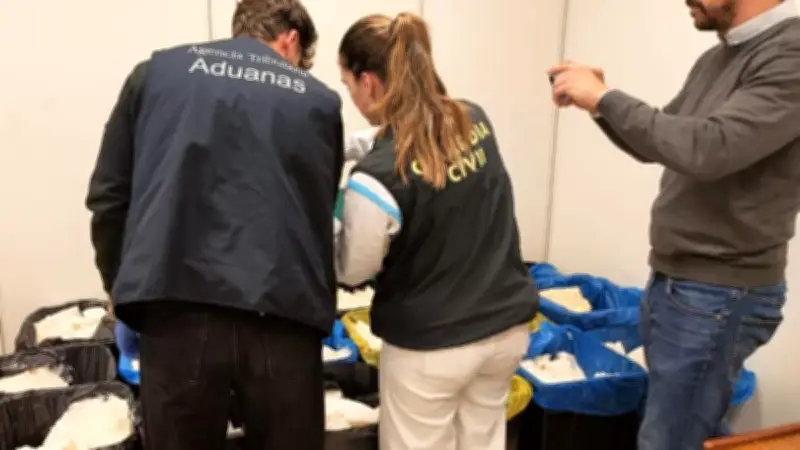 España incauta 625 kilos de metanfetamina enviada desde México en operación conjunta