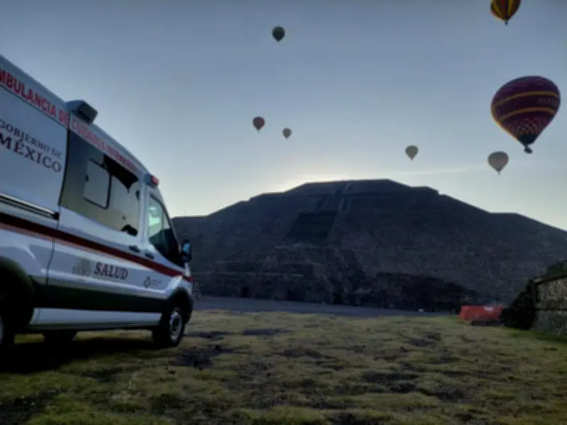 Estado de México despliega operativo médico para Equinoccio de Primavera en Teotihuacán