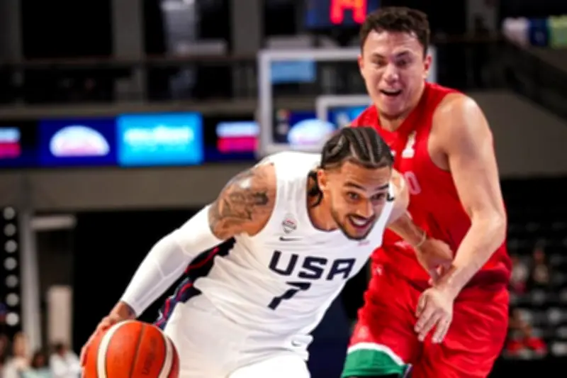 Estados Unidos domina a México en crucial ventana FIBA de baloncesto