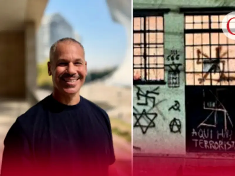 Exposición de artista israelí en CDMX desata polémica con pintas antisemitas