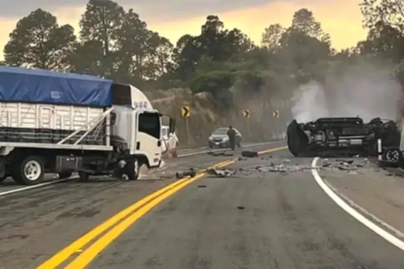 Fallece hijo del director de BBVA México en trágico accidente en autopista Toluca-Zitácuaro