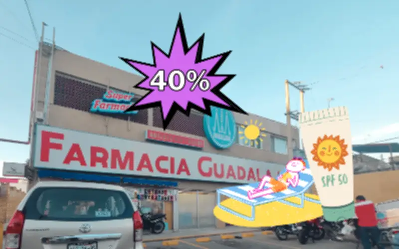 Farmacia Guadalajara Ofrece Descuentos de Hasta 40% en Bloqueadores Solares y Cremas