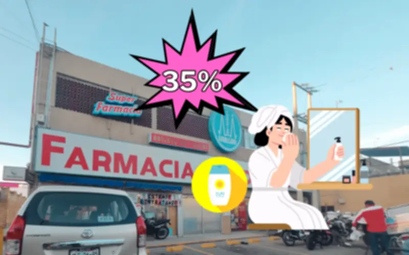 Farmacia Guadalajara ofrece descuentos del 35% en protectores solares y cremas faciales