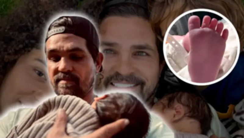 Ferdinando Valencia y Brenda Kellerman dan la bienvenida a Saulo, su bebé arcoíris