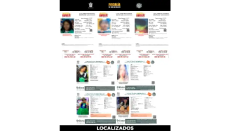 FGJEM localiza con vida a 8 menores desaparecidos en seis municipios del Estado de México