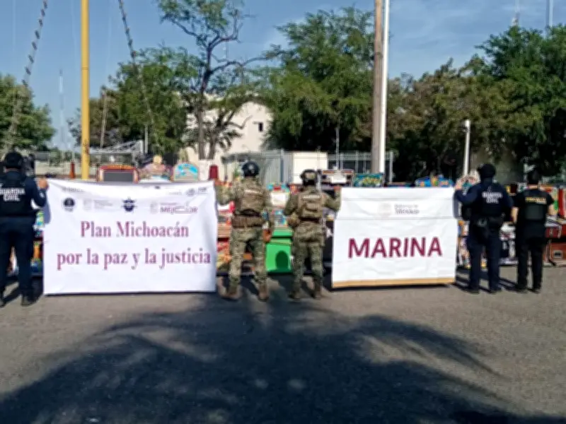 Fiscalía de Michoacán asegura 98 máquinas tragamonedas ilegales en operativo en Lázaro Cárdenas