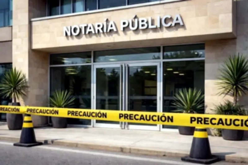 Fracasa intento de robo a caja fuerte de notaría pública en Nuevo León