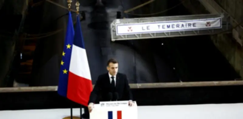 Francia anuncia aumento 'esencial' de su arsenal nuclear ante crisis en Oriente Medio