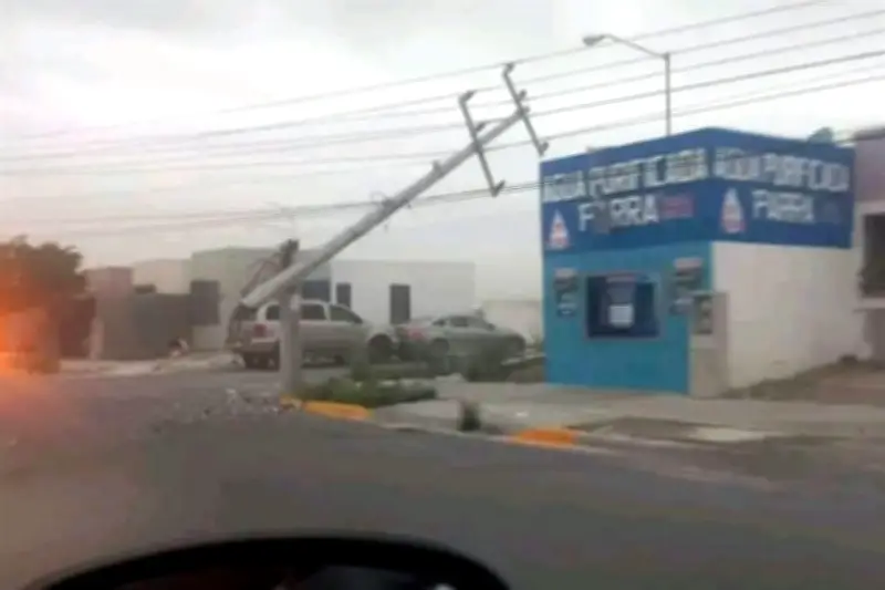Fuertes vientos azotan Reynosa, causan caos y daños materiales en la ciudad