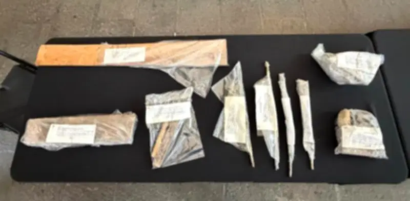 Fuerza Civil decomisa varillas y palos con alambre antes de marcha del 8M en Nuevo León