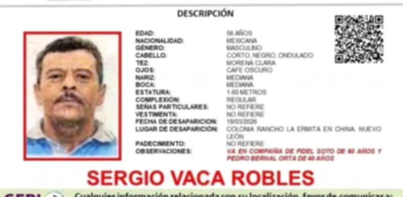 GEBI busca a tres hombres desaparecidos en rancho de China, Nuevo León