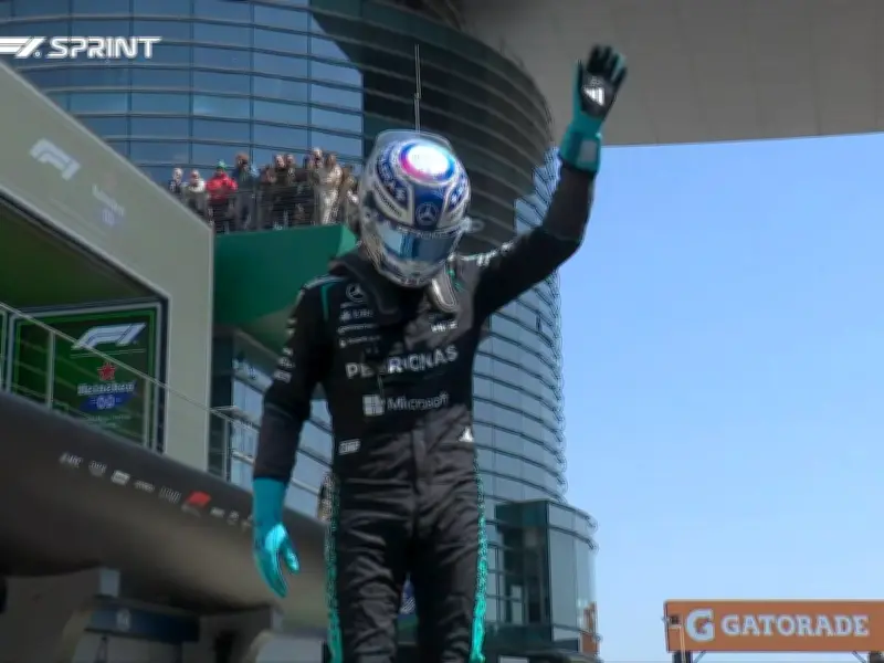 George Russell y Mercedes brillan al ganar la Sprint en el Gran Premio de China de F1