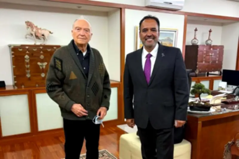 Gertz Manero se reúne con senador morenista para dialogar sobre comercio y justicia