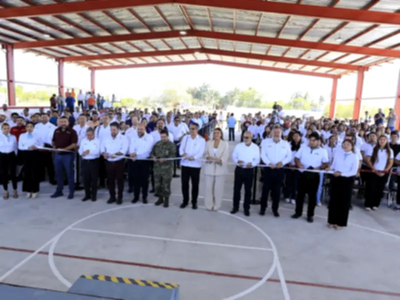 Gobernador de Tamaulipas inaugura infraestructura educativa de 19 millones en universidad marítima