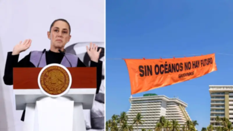 Gobierno desmiente imagen de Greenpeace sobre derrame en el Golfo de México