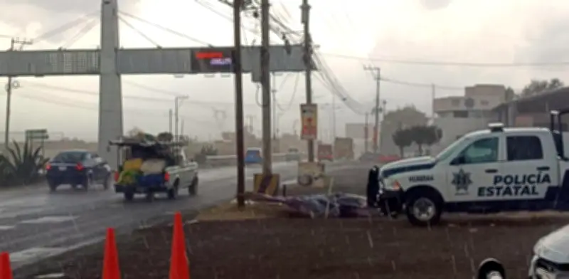 Granizada intensa causa múltiples accidentes y afectaciones viales en Hidalgo