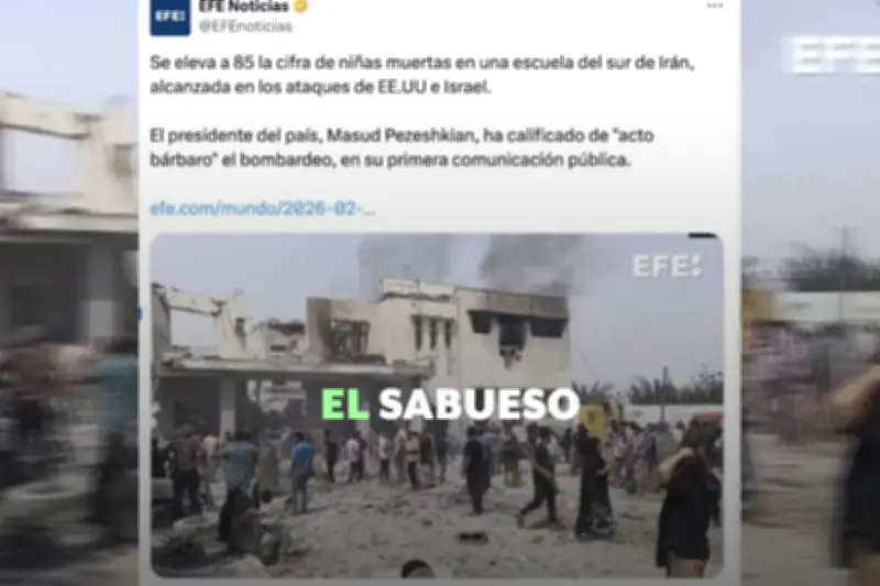 Grok, la IA de X, difunde desinformación sobre bombardeo a escuela en Irán