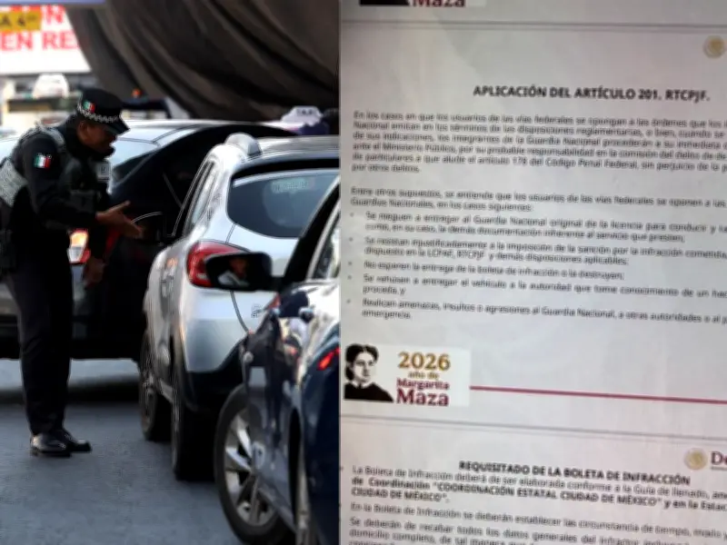 Guardia Nacional intensifica operativo en AICM contra taxis de aplicación sin autorización