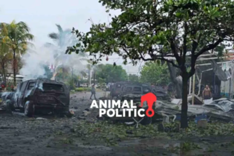 Guardias comunitarios reviven trauma por atentado con explosivos en comandancia