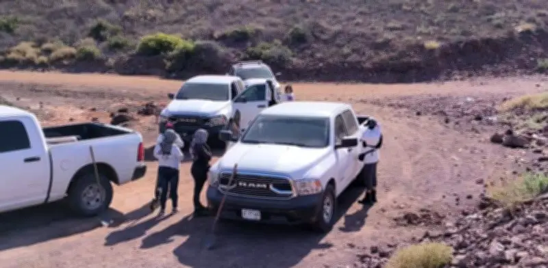 Hallan ocho cuerpos en fosas clandestinas de Guaymas, Sonora; colectivo reporta restos óseos