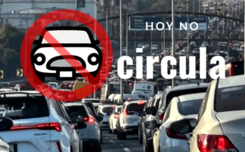 Hoy No Circula opera con normalidad este lunes 16 de marzo en CDMX y Edomex