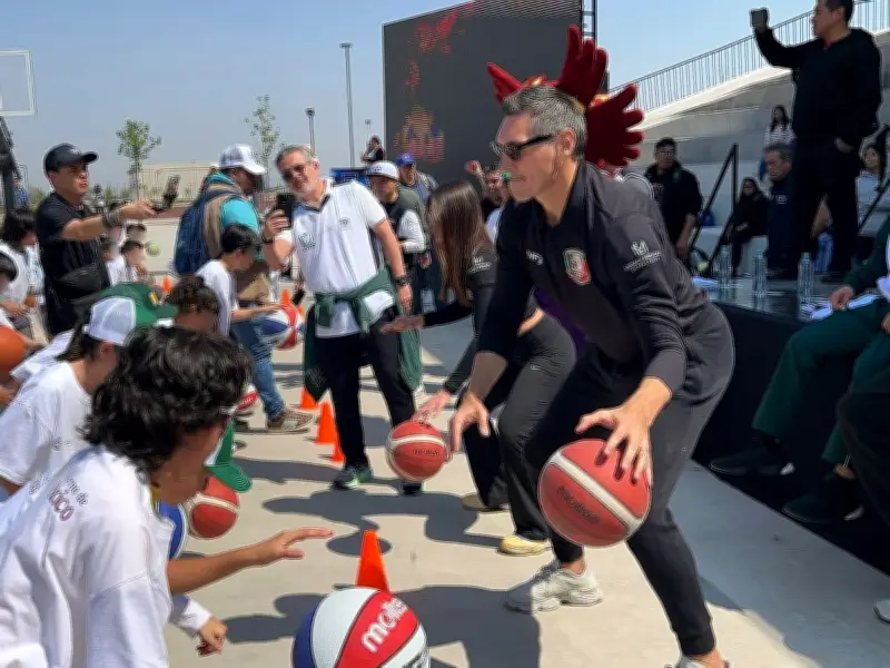 IMSS impulsa el deporte infantil con clínicas de baloncesto y figuras nacionales