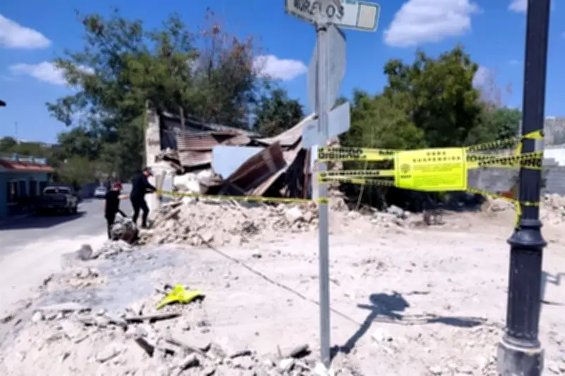 INAH suspende demolición de inmuebles históricos en Pesquería, Nuevo León