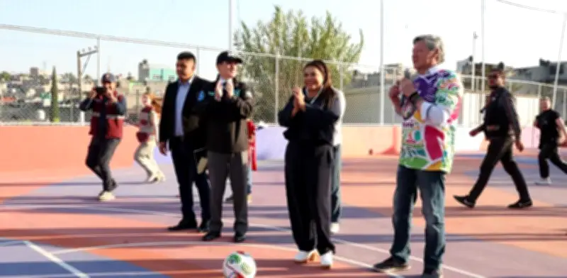Inauguran cancha remodelada en Jalalpa Tepito; 54 espacios deportivos más serán intervenidos en CDMX