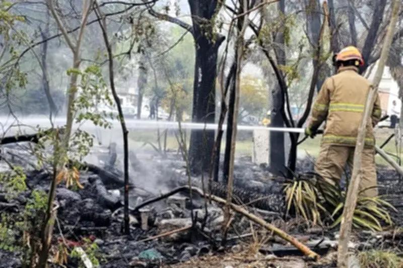 Incendio en baldío de Tejabán provoca evacuaciones y movilización de bomberos