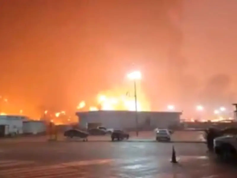 Incendio en Refinería Olmeca de Dos Bocas deja un muerto y 105 heridos