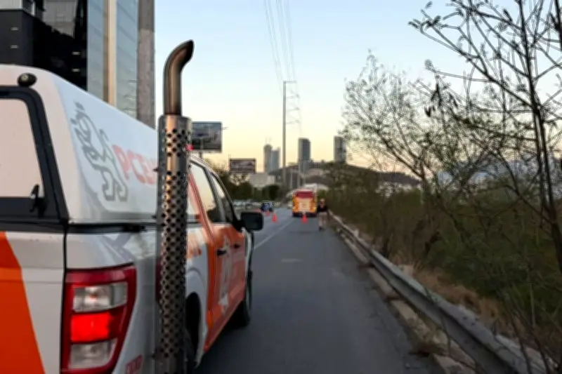 Incendio forestal de gran magnitud afecta el Río Santa Catarina en Nuevo León