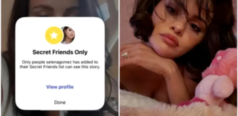 Instagram activa función 'Amigos Secretos' en perfil de Selena Gomez para promoción exclusiva