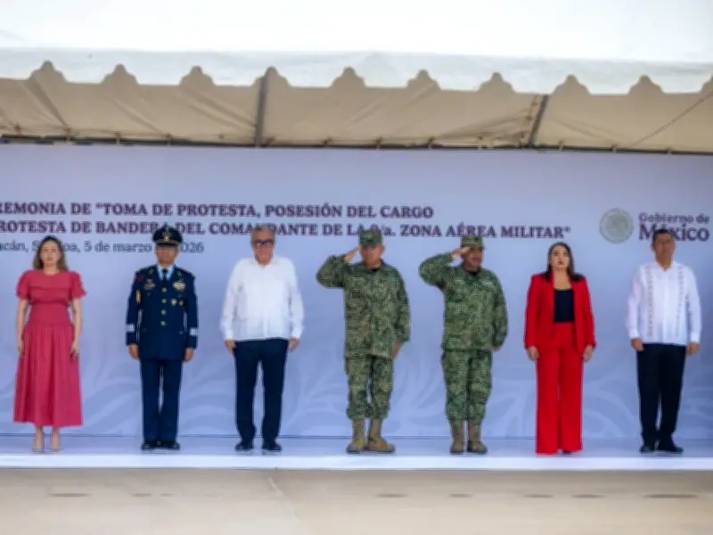 Instalan Novena Zona Aérea Militar en Culiacán con nueva comandancia
