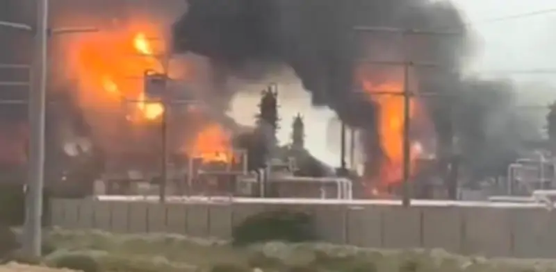 Israel y EE.UU. atacan el campo de gas South Pars en Irán, provocando incendio y amenazas