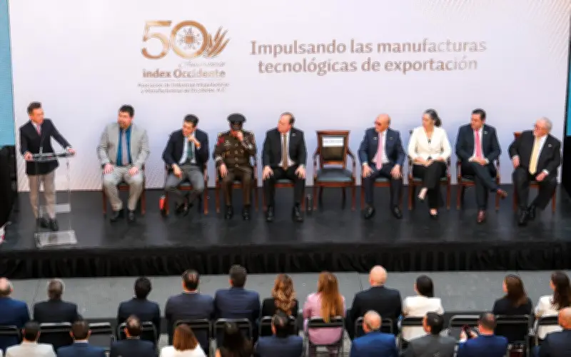 Jalisco celebra 50 años de Index: manufactura impulsa exportaciones y empleo