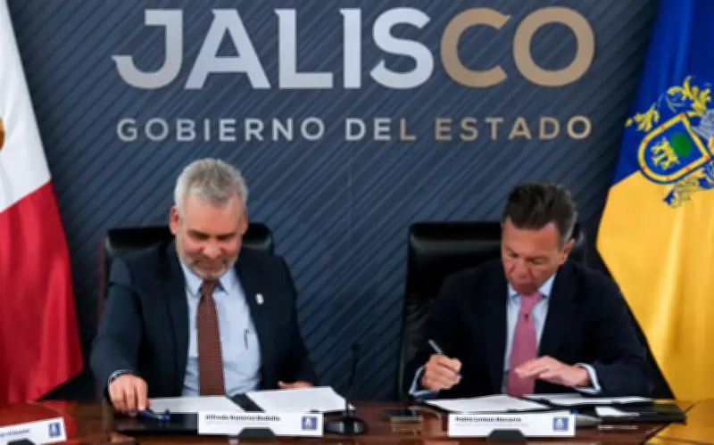 Jalisco y Michoacán firman convenio para reforzar seguridad en frontera estatal