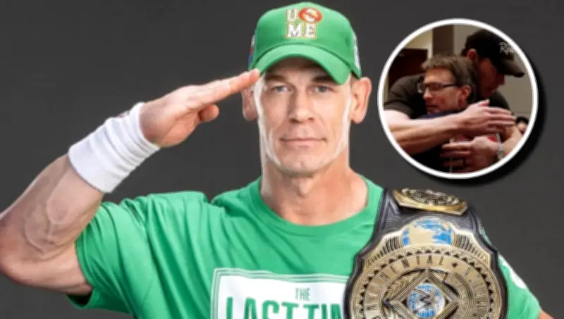 John Cena brinda emotivo abrazo a fan con cáncer cerebral en convención de Florida
