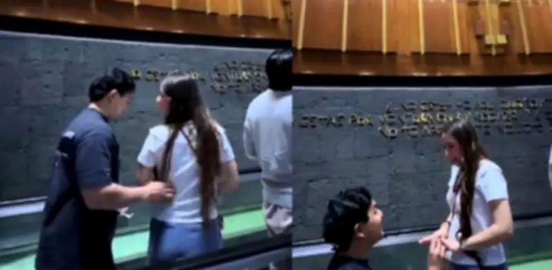 Joven pide matrimonio en la Basílica de Guadalupe y video se viraliza en redes sociales