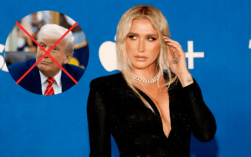 Kesha condena a Trump por usar su canción 'Blow' en video bélico de TikTok