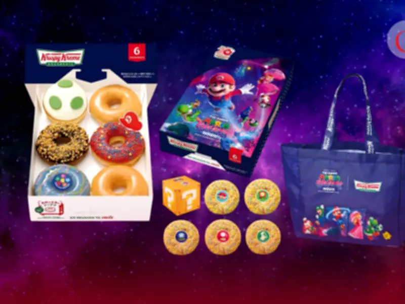 Krispy Kreme lanza donas de Super Mario Galaxy: colaboración viral con Nintendo