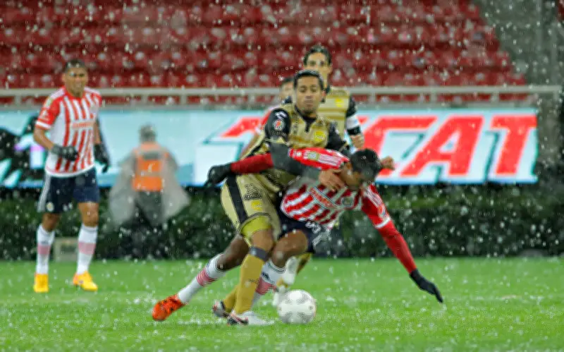 La Olvidada Noche de Aguanieve en Guadalajara: Cuando el Estadio AKRON se Vistió de Blanco