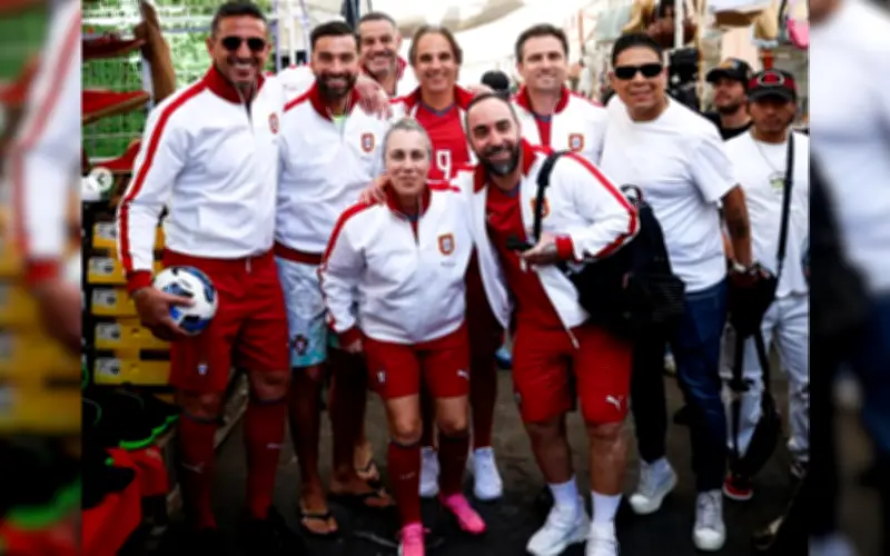 Leyendas de Portugal sorprenden con visita a Tepito antes del amistoso México vs Portugal
