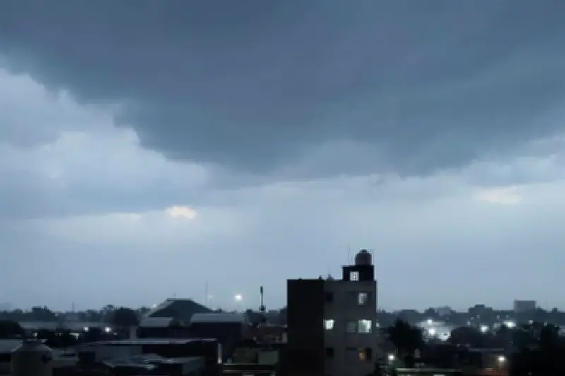 Lluvias generalizadas registradas en la Ciudad de México este domingo